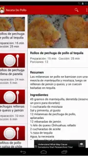 Receta De Pollo скриншот 1