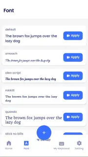 Font Keyboard скриншот 2