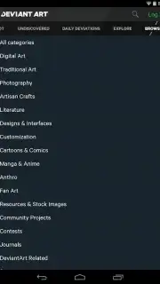 DeviantArt скриншот 2