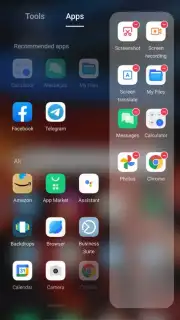 ColorOS Smart Sidebar скриншот 1