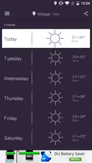 Sasha Weather FREE скриншот 4