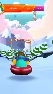 Club Penguin Sled Racer скриншот 3