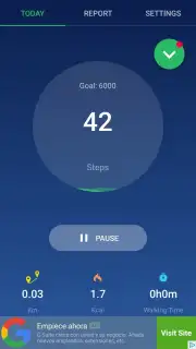 Pedometer Step Counter скриншот 3