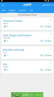JEFIT скриншот 11