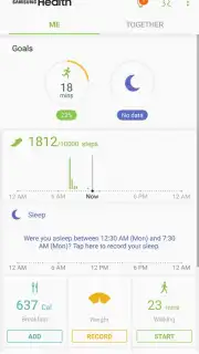 Samsung Health скриншот 13