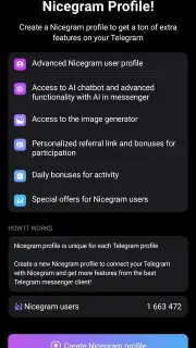 Nicegram: Web3 for Telegram X скриншот 13