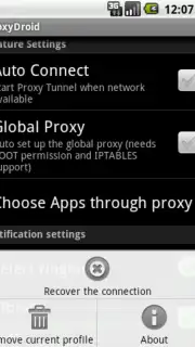 ProxyDroid скриншот 1
