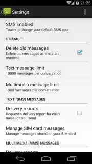SMS Messaging (AOSP) скриншот 2