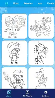 Coloring Brawl Stars скриншот 6