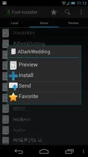 Font Installer скриншот 2
