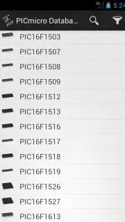 PICmicro Database скриншот 7