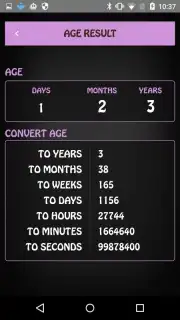 Age Calculator offline pro скриншот 1