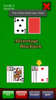 Advantage Blackjack скриншот 5