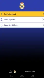Real Madrid Official Keyboard скриншот 4