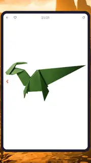 Origami dinosaurs paper shapes скриншот 18