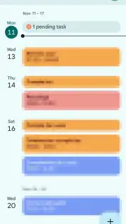 Google Calendar скриншот 1