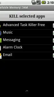 Advanced Task Killer скриншот 1