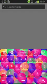 Balloons Keyboard скриншот 6