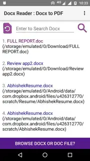 Docx Reader скриншот 2