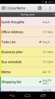 ColorNote Notepad скриншот 6