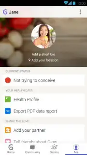 Glow - Period Tracker скриншот 1