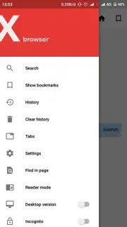 X Web Browser скриншот 5