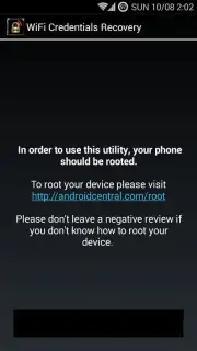 WiFi Credentials Recovery★ROOT скриншот 1