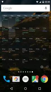 Touch Calendar Free скриншот 1