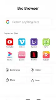 Bro Browser скриншот 2