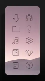 Lines Dark - Icon Pack скриншот 10