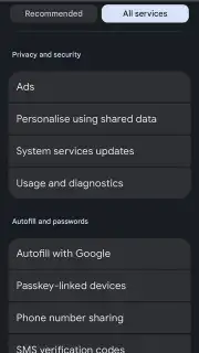 Google Play services скриншот 22