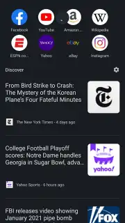 Kiwi Browser скриншот 1