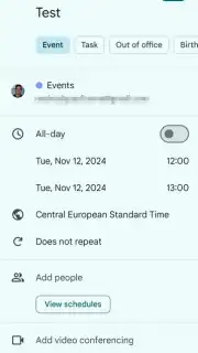 Google Calendar скриншот 9