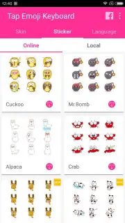 Tap Emoji Keyboard скриншот 7