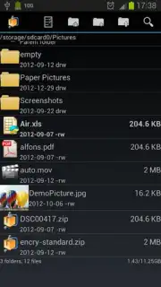 AndroZip File Manager скриншот 4