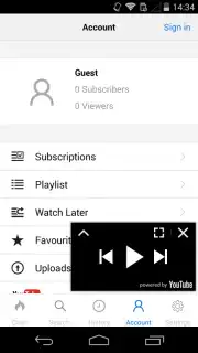 MyTube YT Player скриншот 1