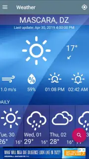 Free Weather Forecast скриншот 1
