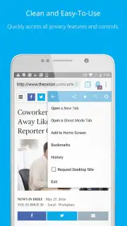 Ghost Browser - Incognito Browsing скриншот 1