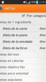 Diets for losing weight скриншот 2