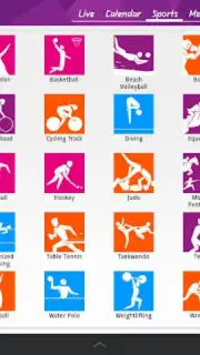 Aplic. resultados Londres 2012 скриншот 3