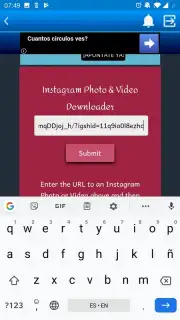 Insta Fb Downloader -Image video downloader скриншот 3