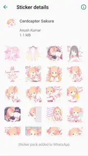 Otaku Nadu Sticker Pack скриншот 3