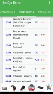 Bet9ja Extra with predictions and Livescores скриншот 7