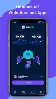 Safe VPN: Super & Fast VPN App скриншот 4