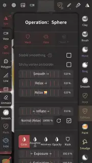 Nomad Sculpt скриншот 10