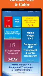 D-Day Counter & Memo Widget скриншот 8