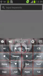 Emo Angel Keyboard скриншот 2
