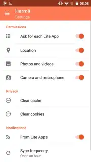 Hermit Lite Apps Browser скриншот 7
