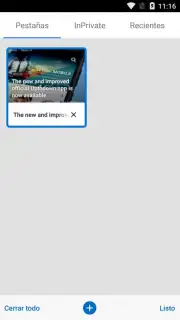 Microsoft Edge Beta скриншот 7