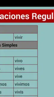 Spanish Verb Trainer скриншот 2